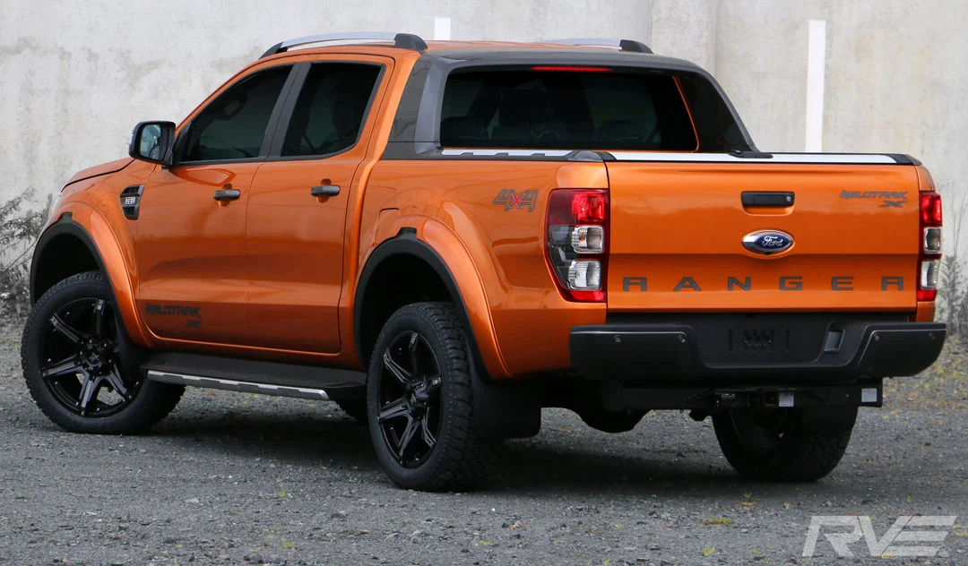 Ford Ranger Wildtrak X in pride orange.