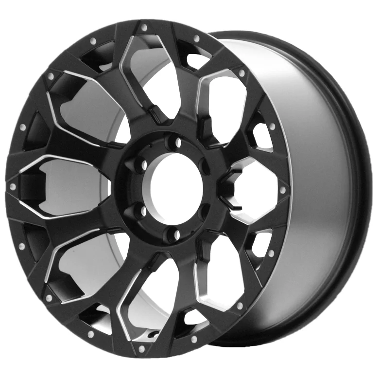 FLARE OFFSET Hunter – Performance / SUV Size: 18 x 9 Colour: Matte black with machining