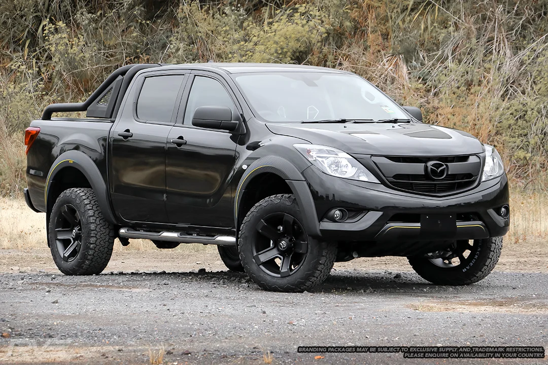 EXTRA WIDE FLARE OFFSET Pickup Design – 4x4 Spec Size: 18 x 9 Colour: Satin black