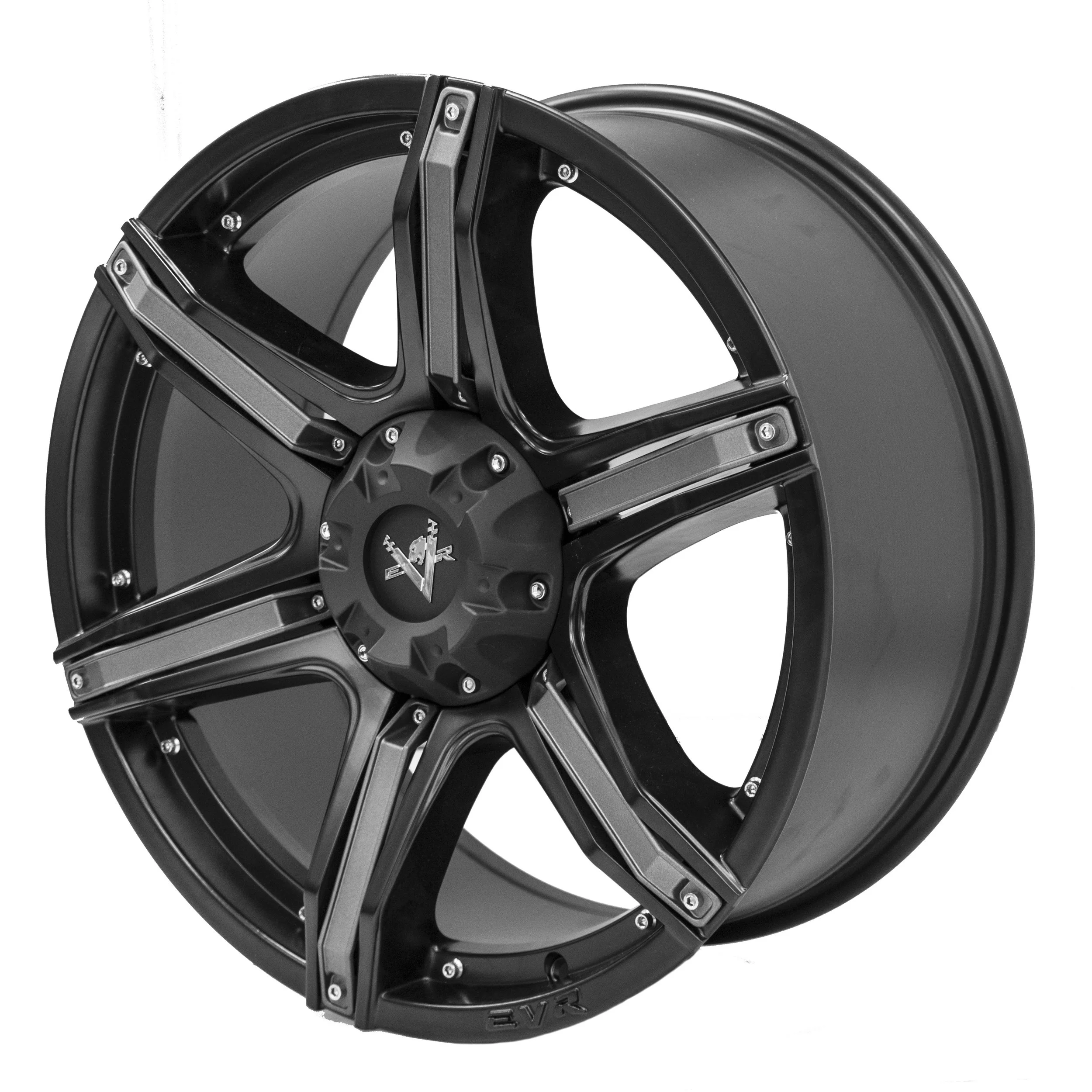 Fang – Ute / 4x4 Spec / SUV Size: 20 x 9 Colour: Matte black, centre cap and charcoal inserts