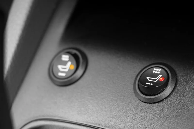 Seat heater switches