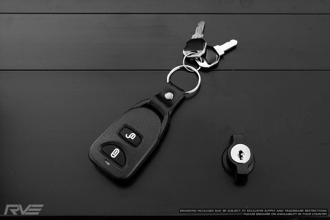 RVE Electric shutter lid remote and keys