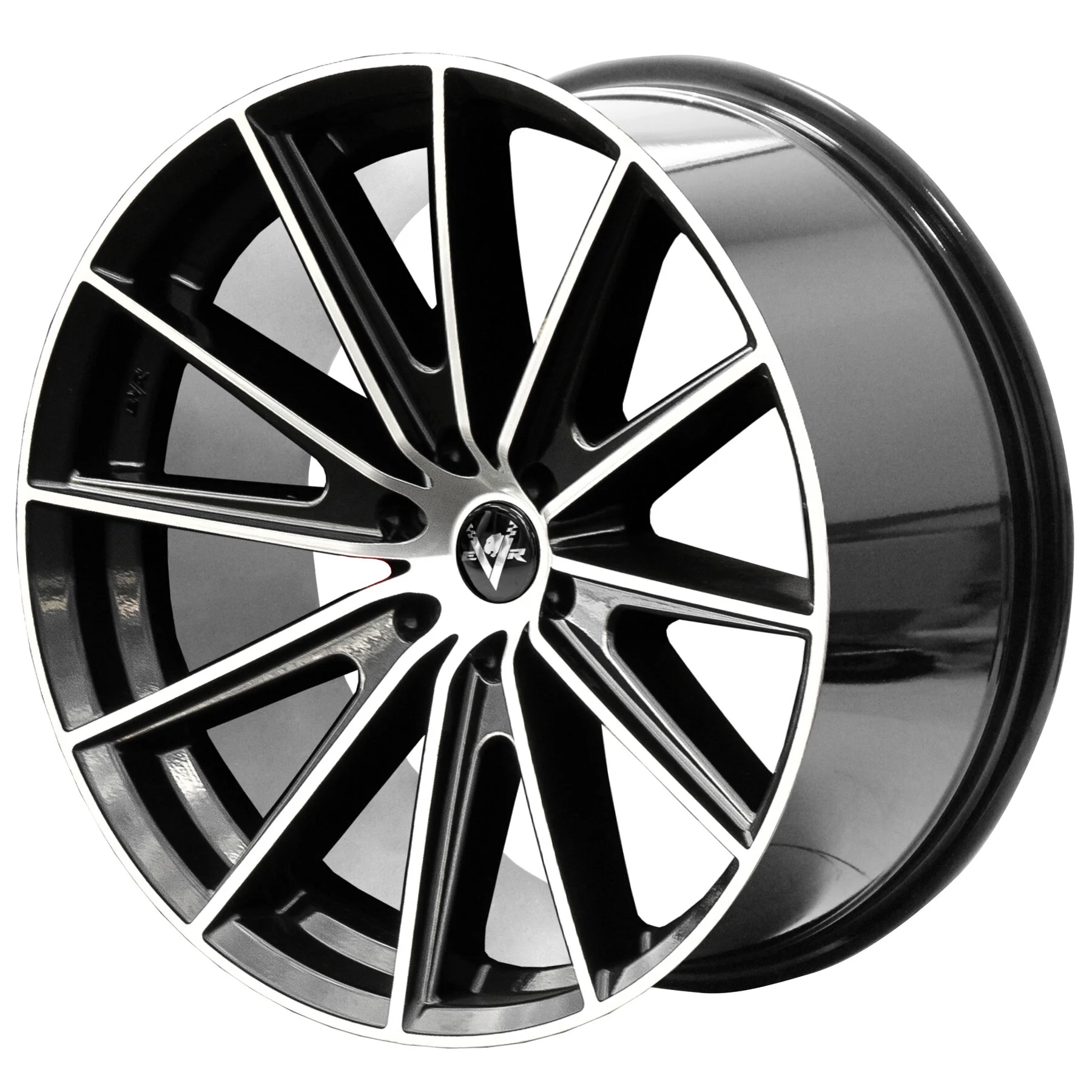 Intrepid - Ute / 4x4 spec / SUV, 20 x 9.5, Gloss black with machine face