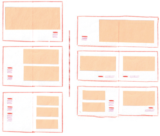Plate layout options in both portrait and landscape formats