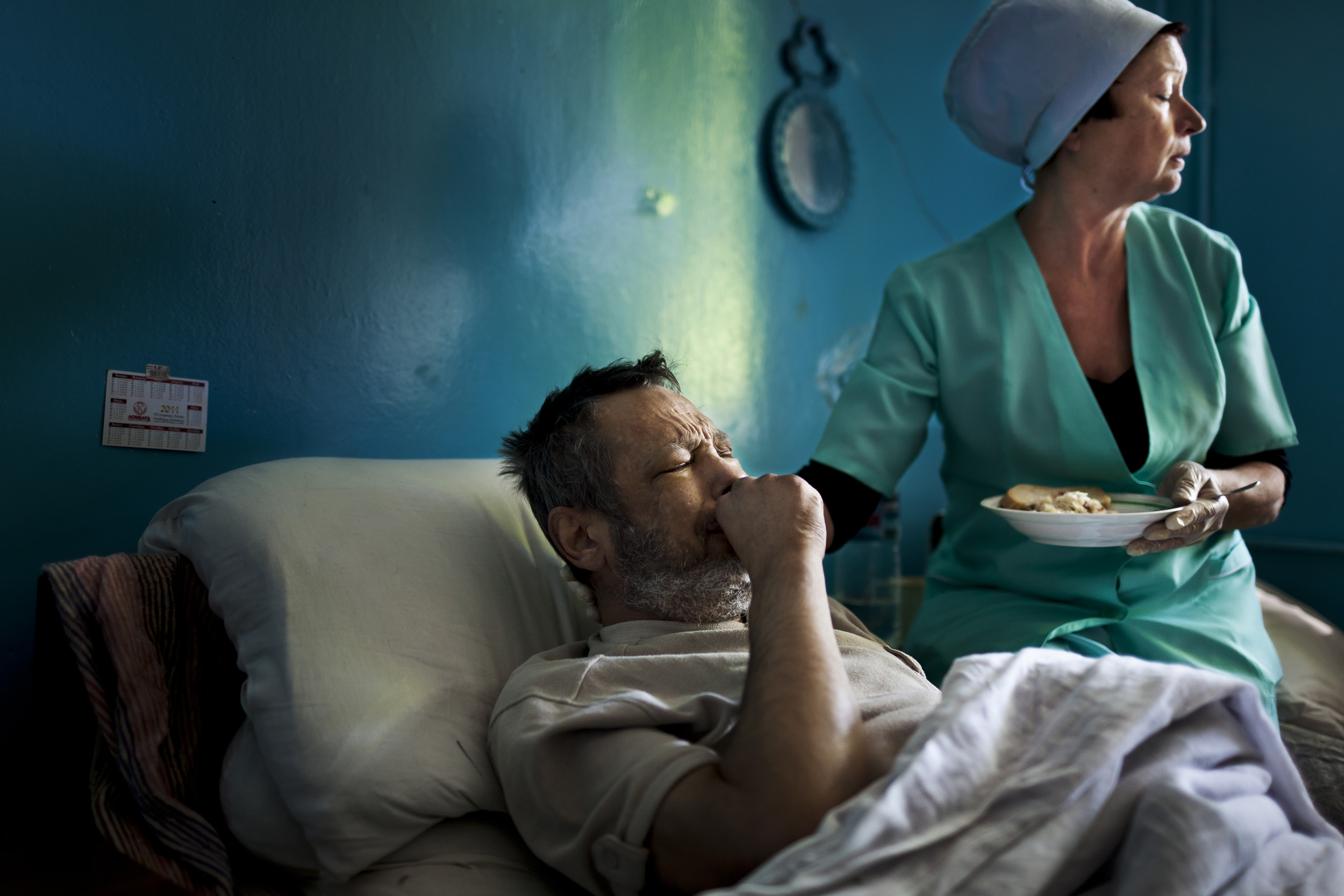 POLTAVA, UKRAINE, AUGUST 2011: Scenes inside Poltava Tuberculosis clinic, a facility with insufficent resources which is the only facility for Tuberculosis patients in Poltava, Ukraine, 26 August 2011. (Photo by Brent Stirton/Reportage by Getty Ima