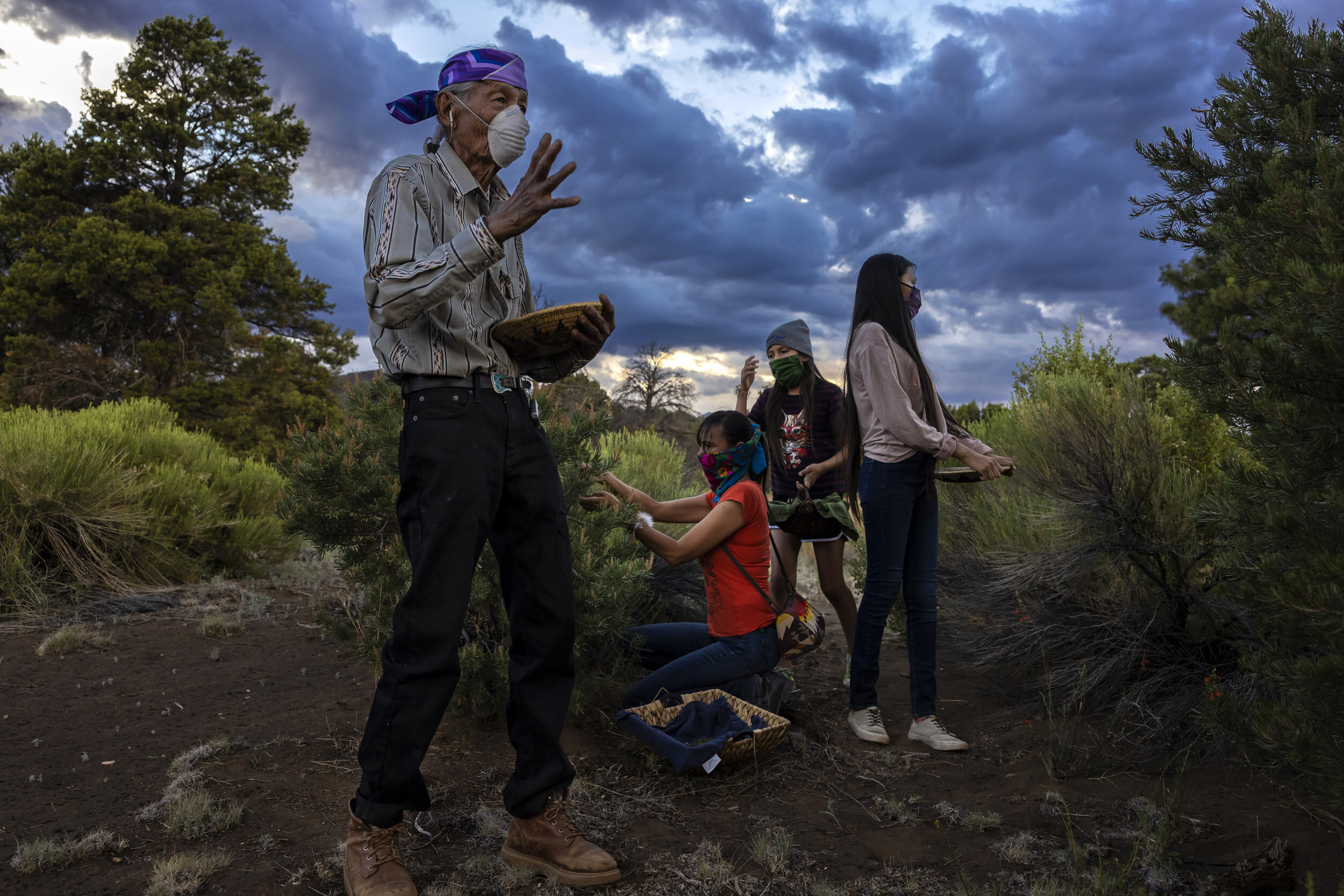 FLAGSTAFF, ARIZONA: The Benally family is well known on the Navajo reservation. The patriarch Jones Benally is a legendary medicine man, his daughter Jeneda and his son Clayson are also practitioners. They have a music band together called Sihasin,