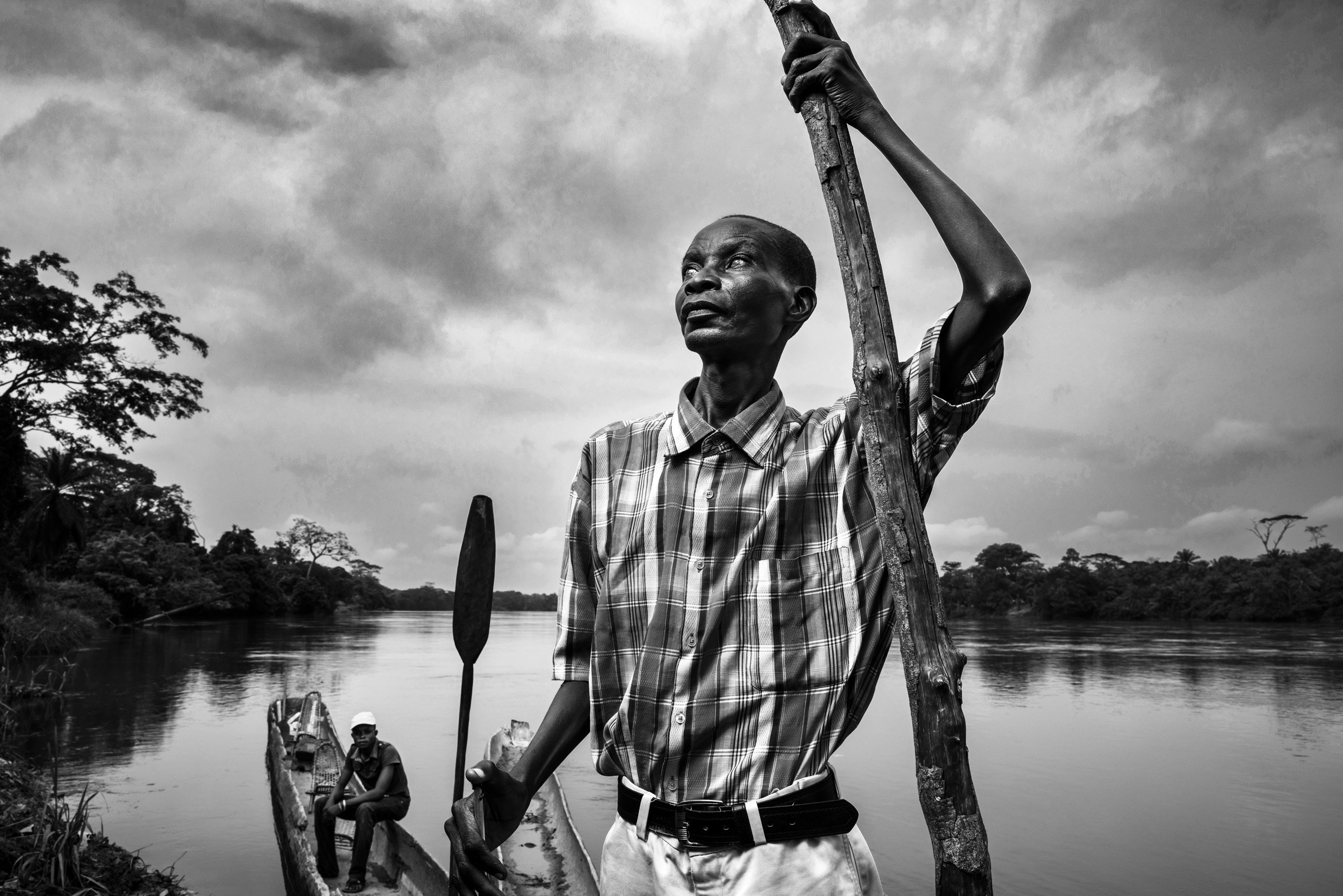 BALEKE VILLAGE, BENGAMISA DISTRICT, DEMOCRATIC REPUBLIC OF CONGO: Pastor Jerome Gendose Kayana, 57, lost his sight to river blindness in 2000. He saw numerous local traditional doctors but ultimately went blind because of a lack of access to western