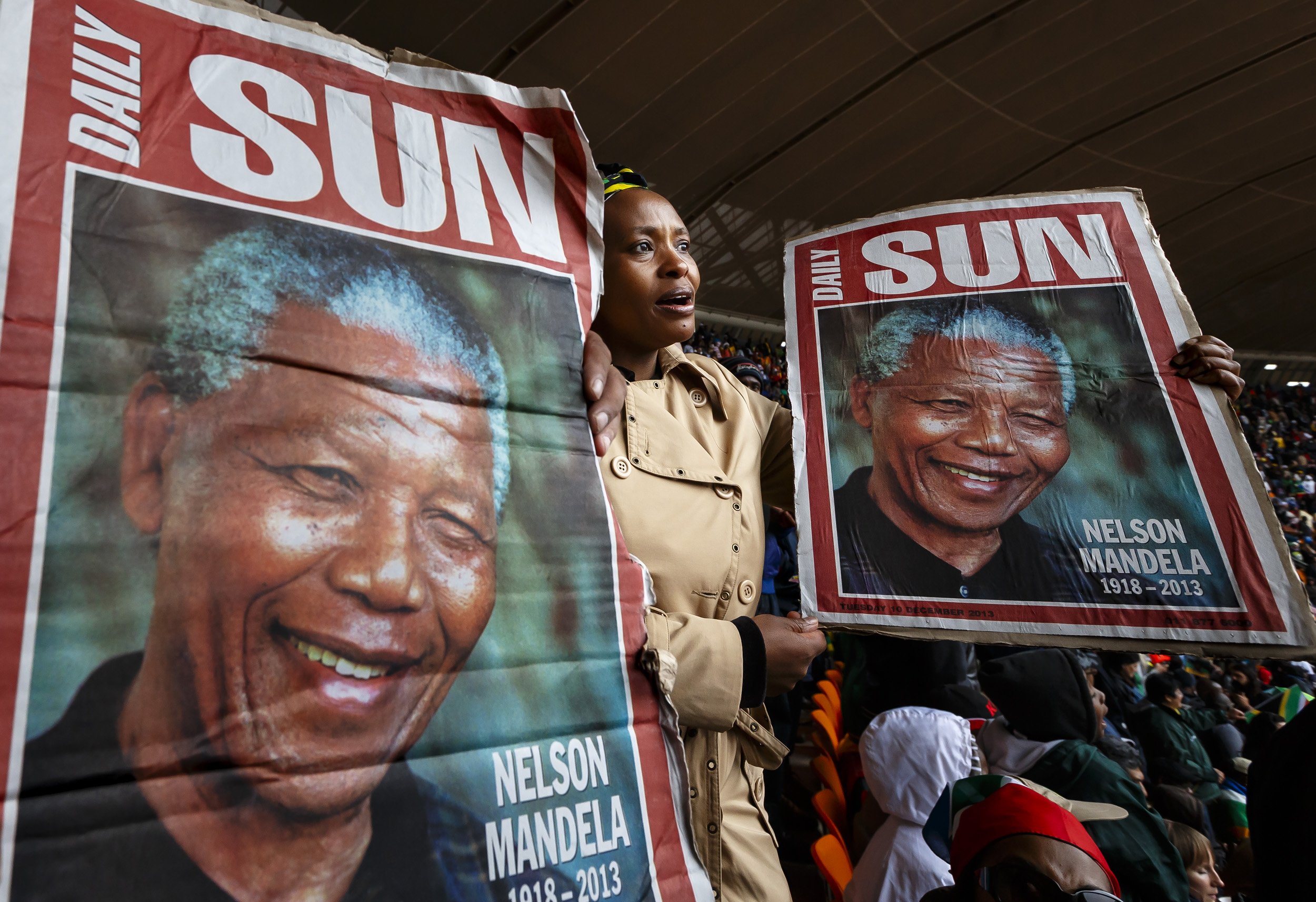 Scenes from Nelson Mandela's funeral