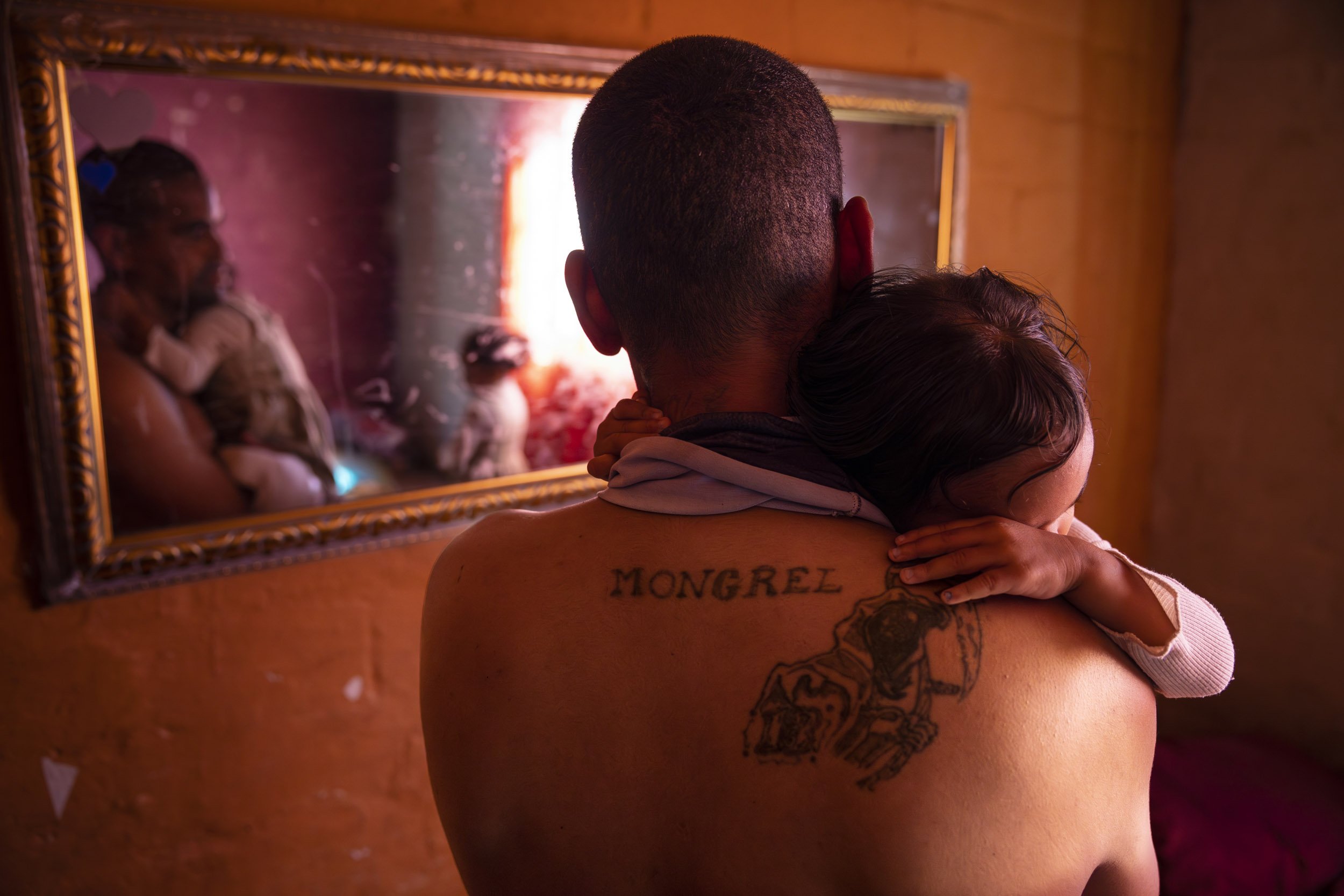 HANOVER PARK, CAPE TOWN, SOUTH AFRICA: Tasleem Johnson, 36, is a long-time member of the Mongrels Gang, one of the oldest and most notorious gangs on the Cape Flats. He has been with them since he was a young teenager, with family links to the Mongr