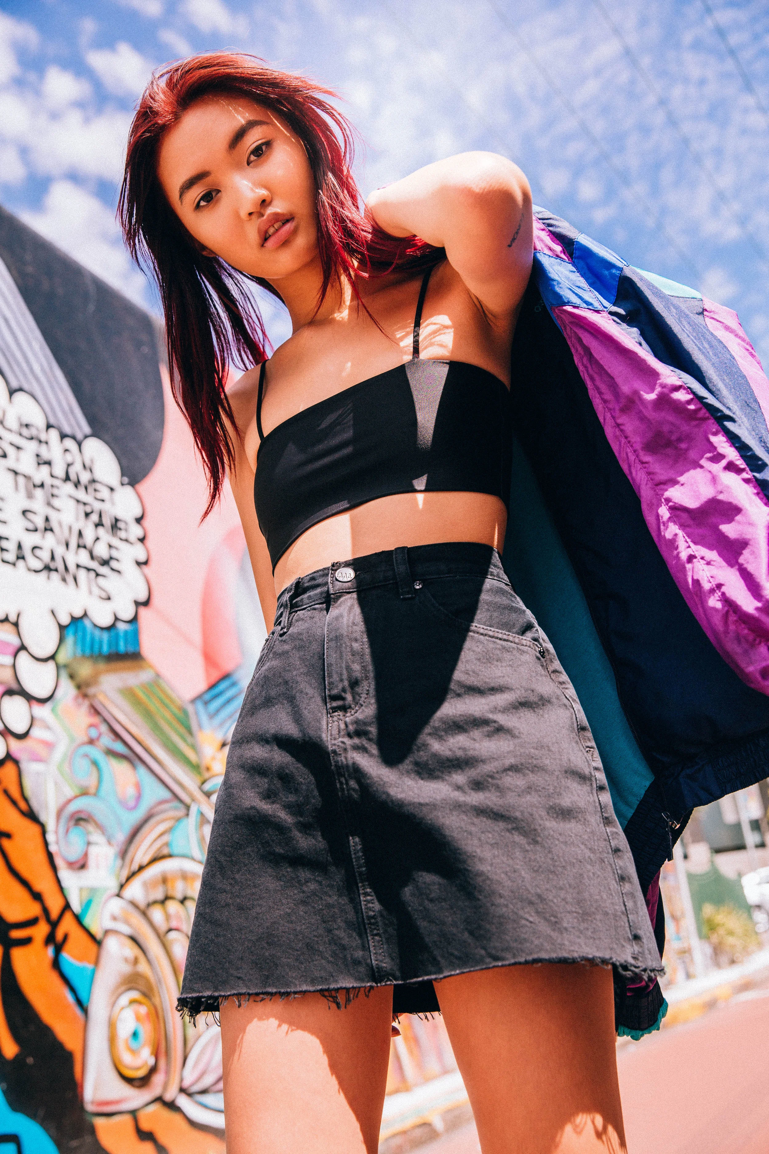 Kick Skirt / Black Dust