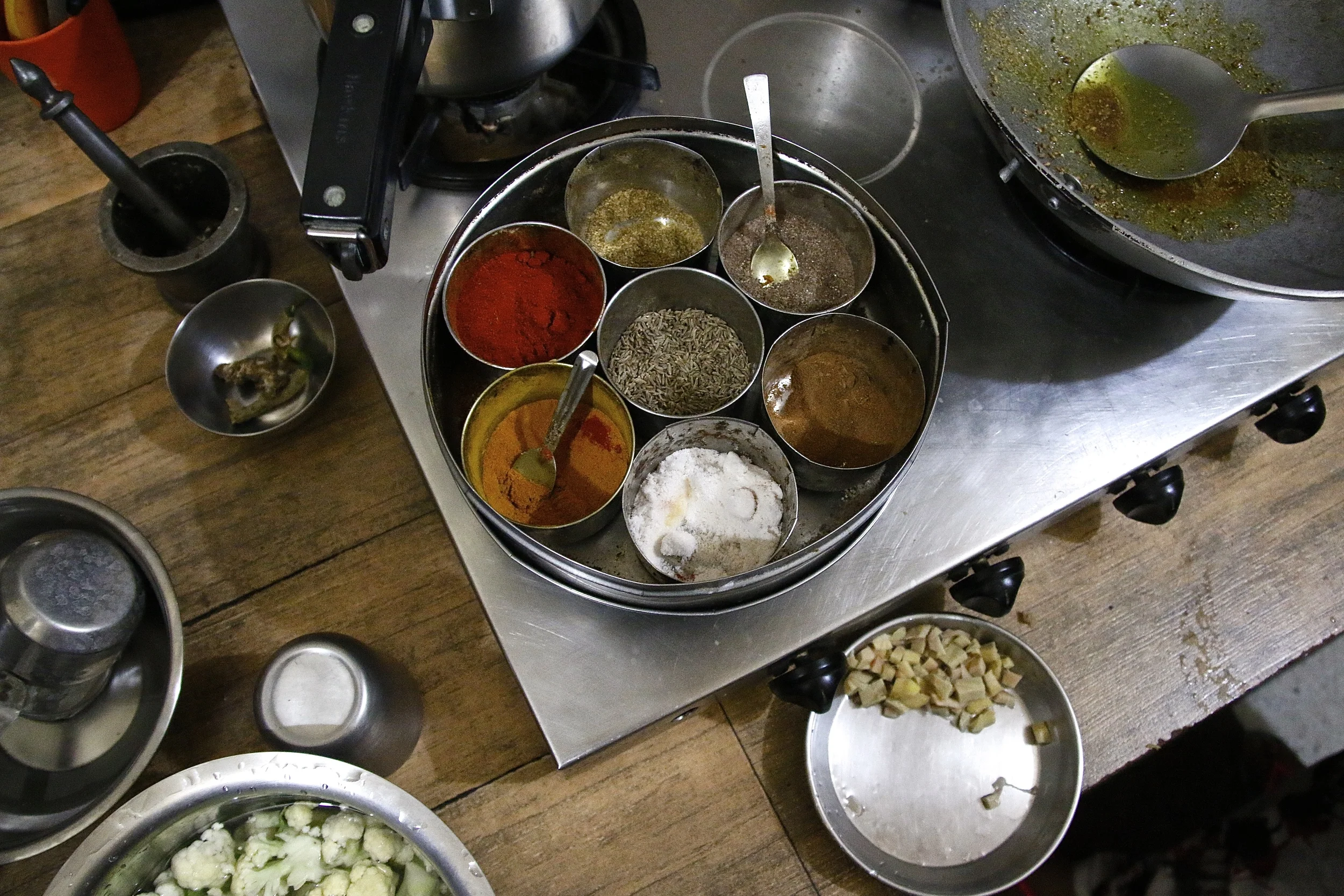 Learning to cook Ayurvedic Indian food