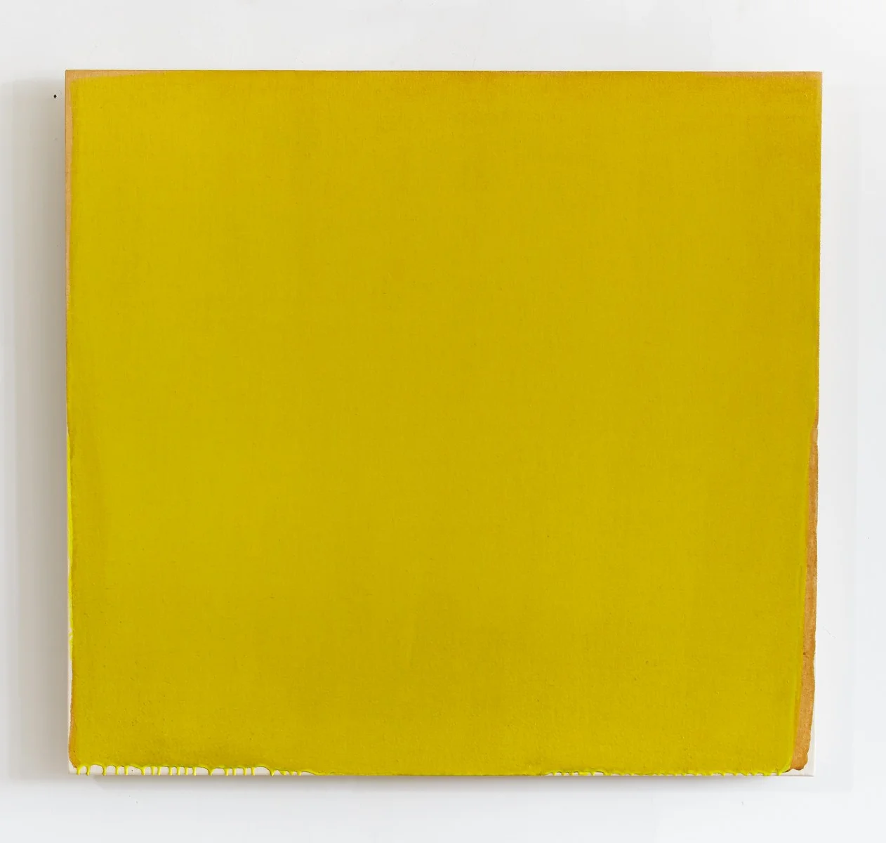 Joseph MARIONI. Yellow Painting , 2006, acrylic and linen on stretcher, 30 x 32 inches