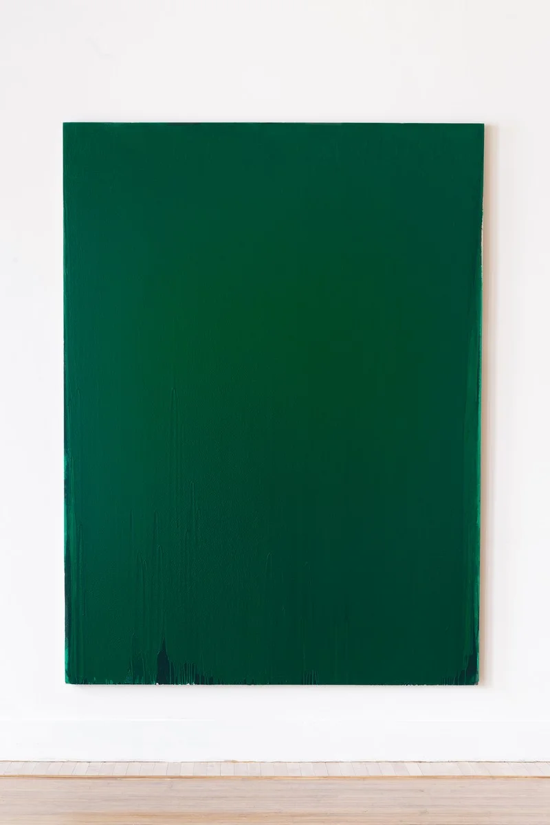 Joseph MARIONI. Green Painting , 2004, acrylic and linen on stretcher, 96 x 72 inches
