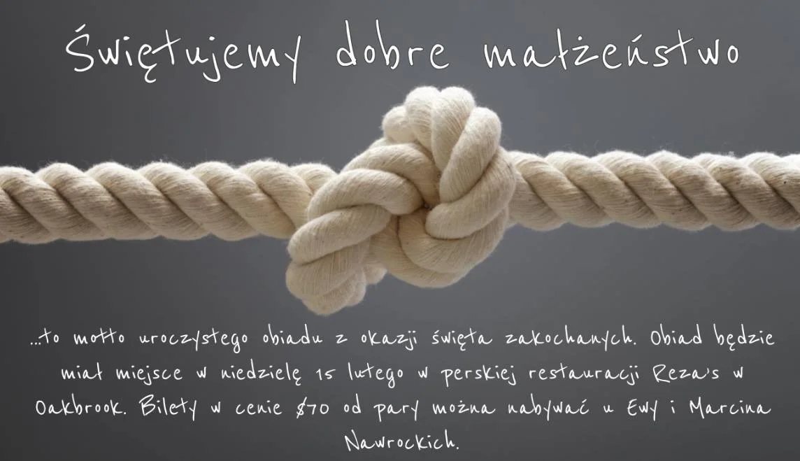 Walentynki - Świętujemy dobre małżeństwo.