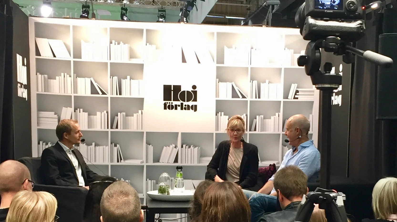 Kerstin Andersson och Stefan Sauk pratar ljudböcker