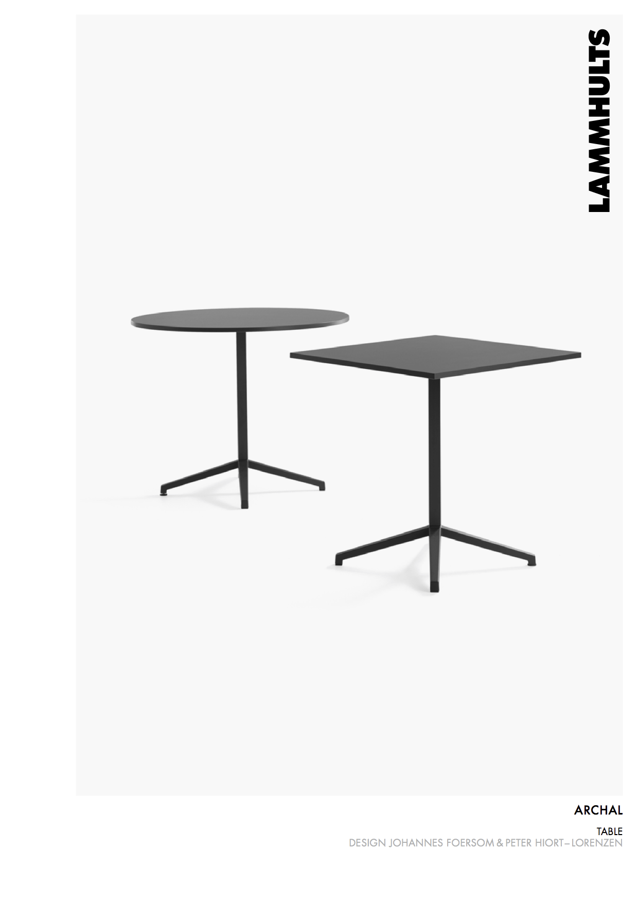 Lammhults Archal Table Brochure