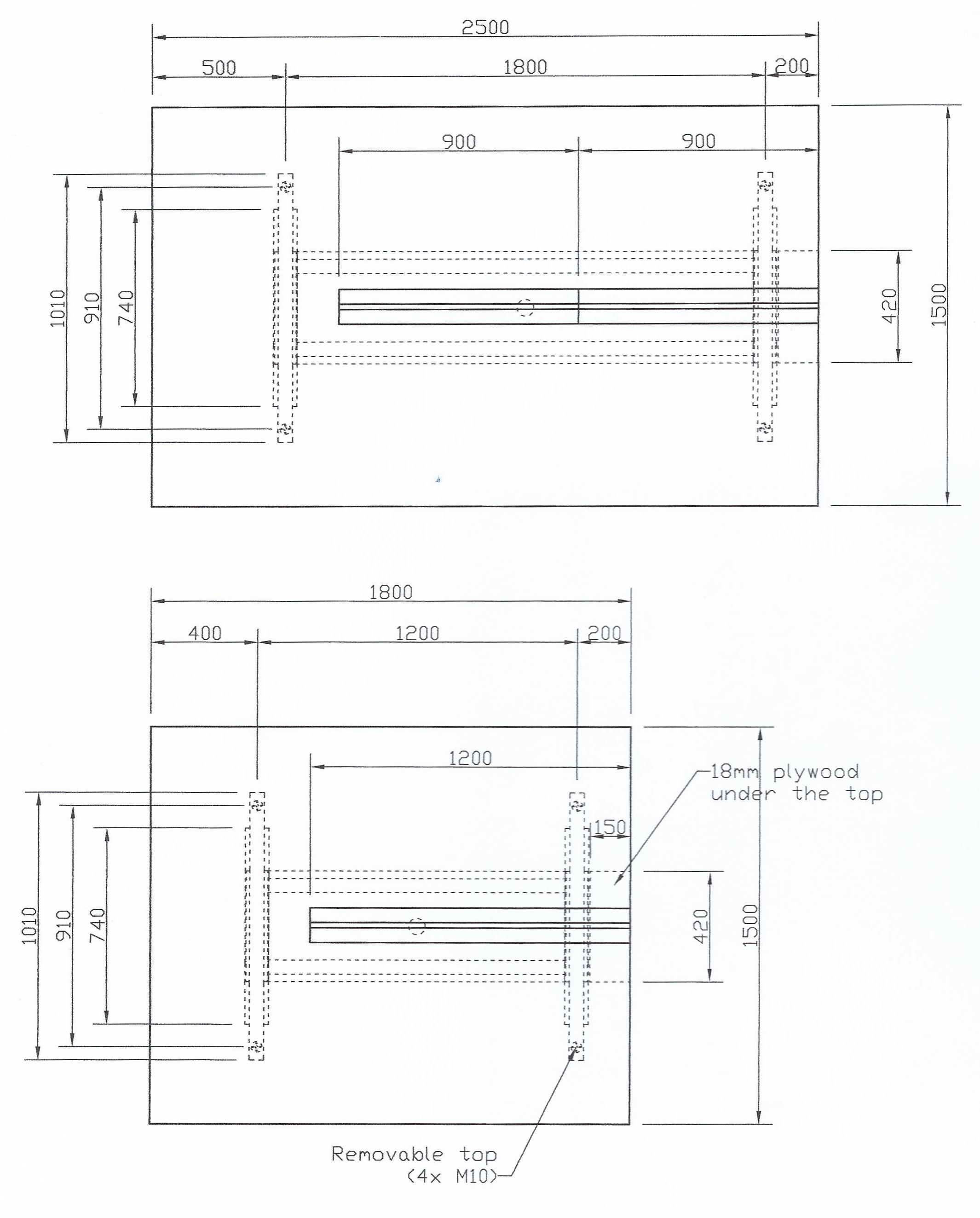 Intensive modulaire top access continu