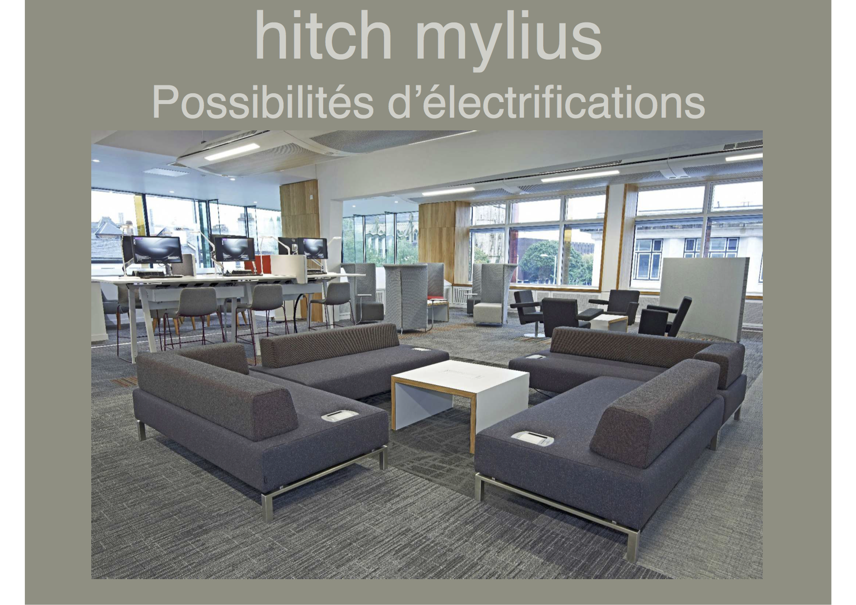 Hitch Mylius Possibilités d'électrification