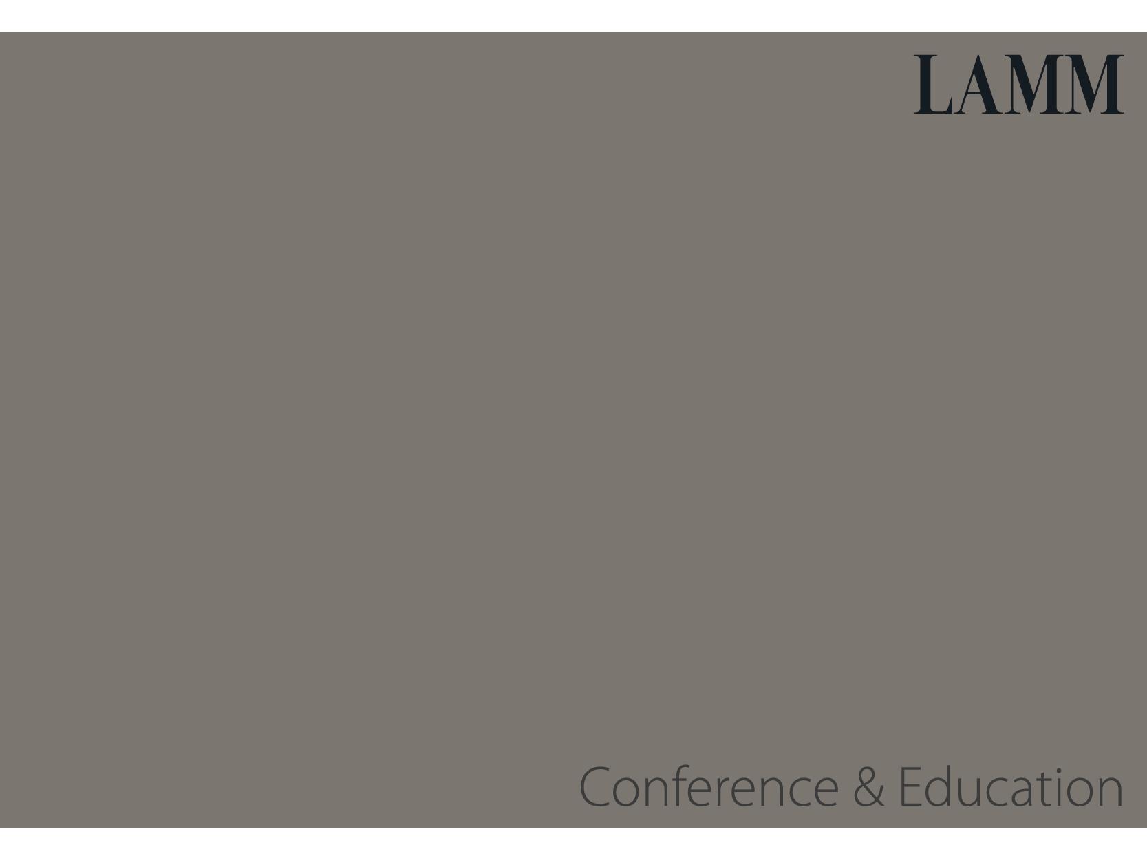 Lamm Conférence & Education