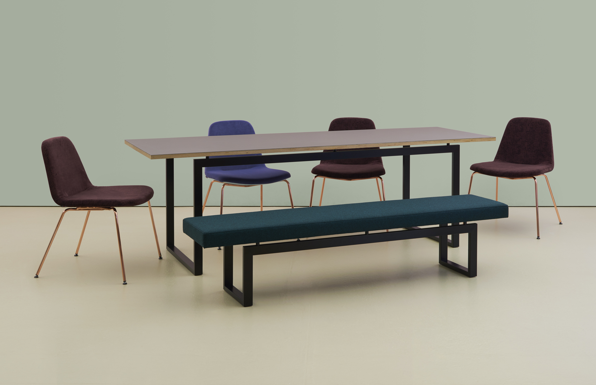 hm107 table with hm106b bench and hm58b chairs (low res).jpg