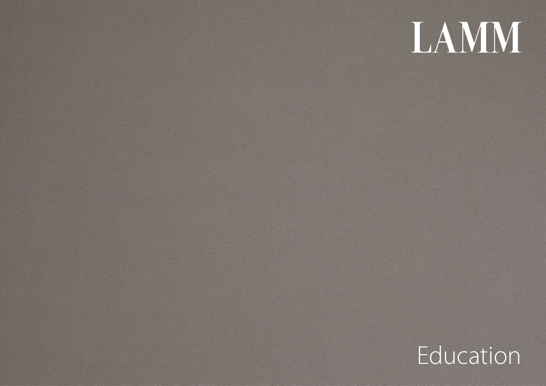 Lamm Catalogue Éducation 2020