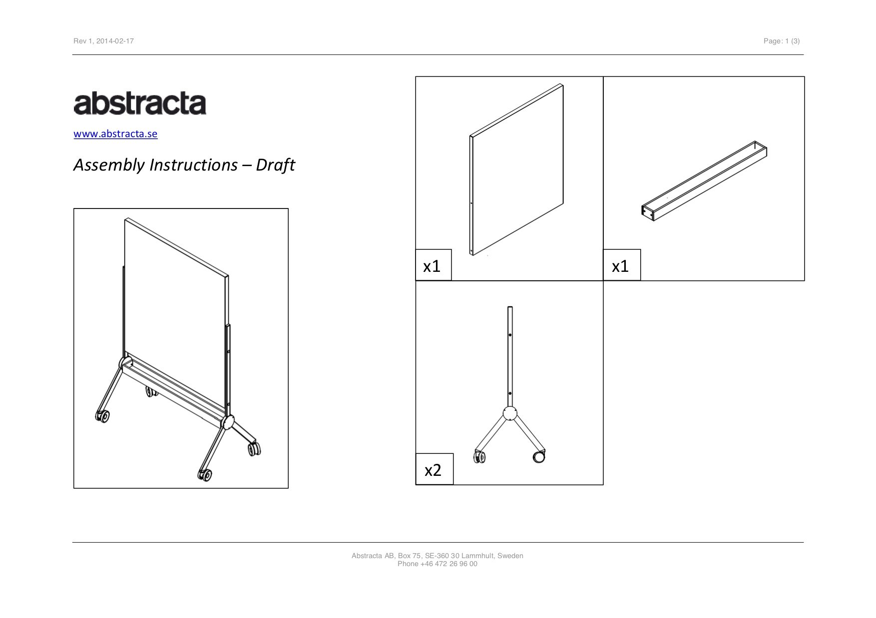 Draft - Instruction d'assemblage
