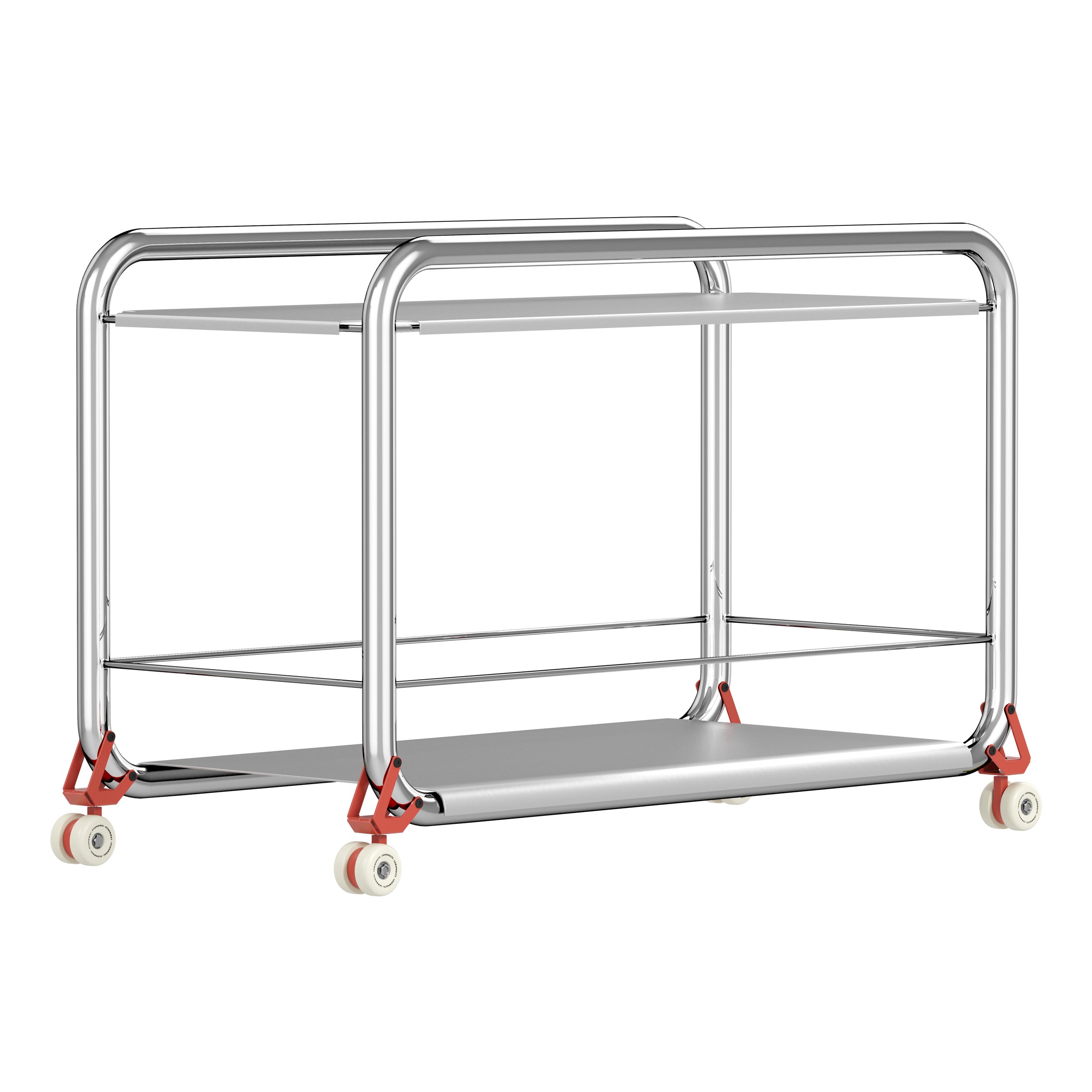 Lammhults_Tension_trolley_chrome_stainless_red_frontangle_v01.jpeg