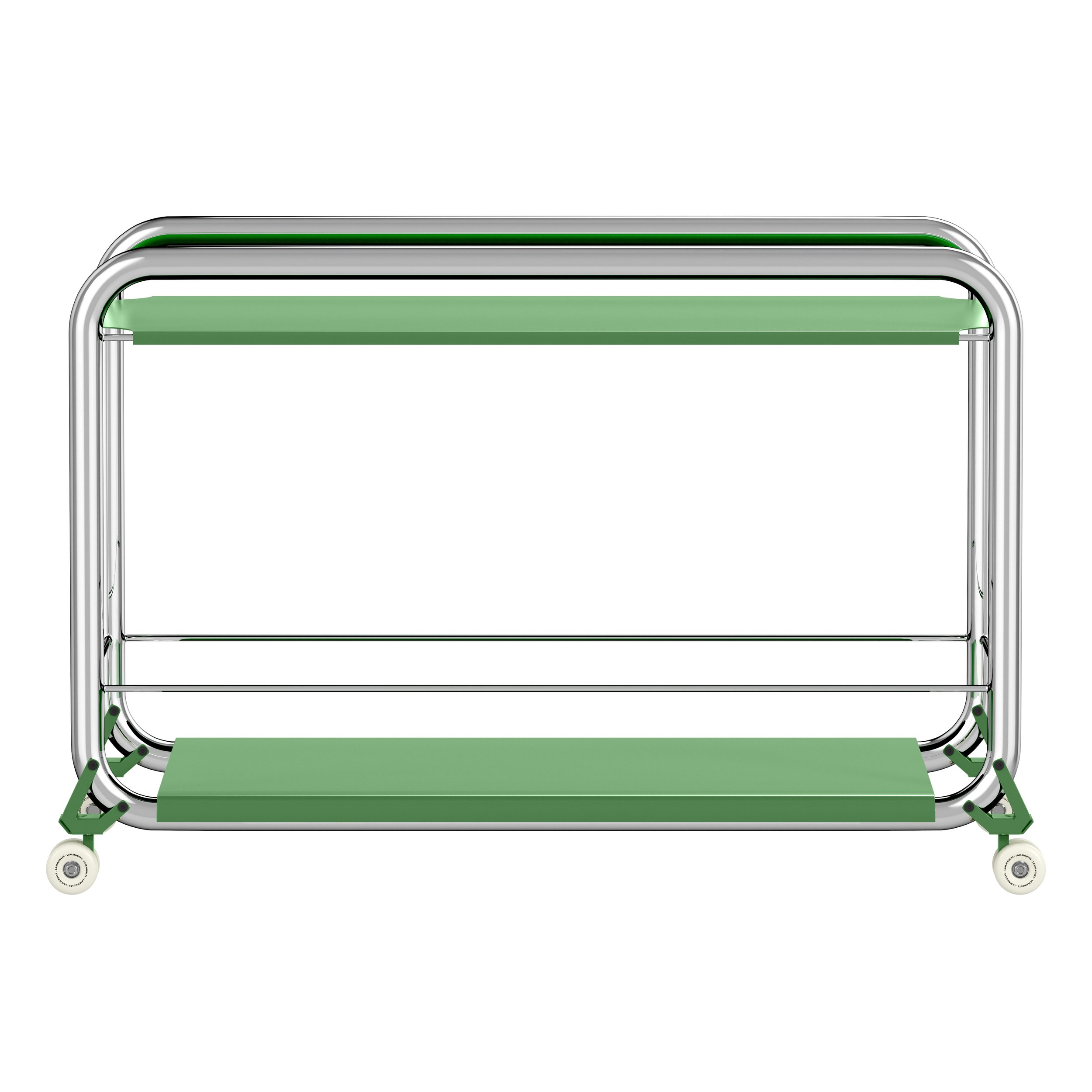 Lammhults_Tension_trolley_chrome_green_front_v01.jpeg