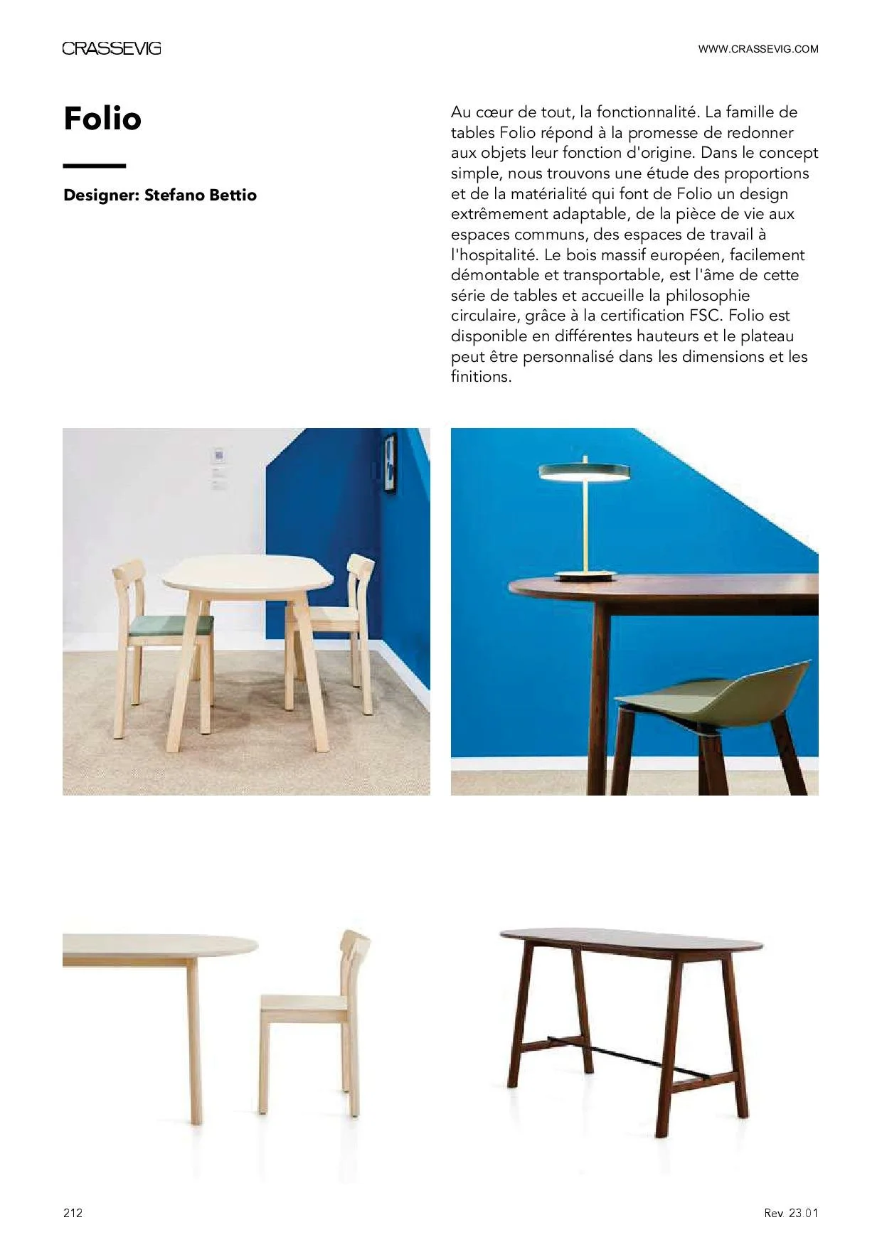 Folio - Brochure technique