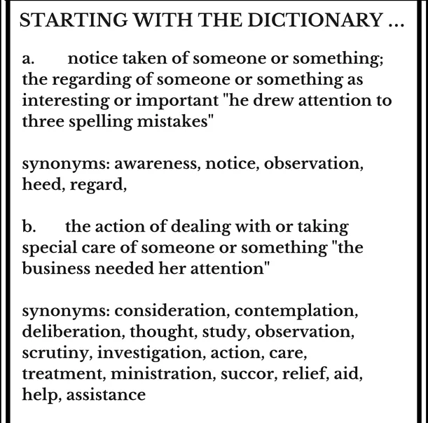 http://www.oxforddictionaries.com he English language is often rich with the nuances of meanings among different words, for the same sort of meaning. But these definitions don’t really get my attention. They don’t give that clear direction for how to do it!