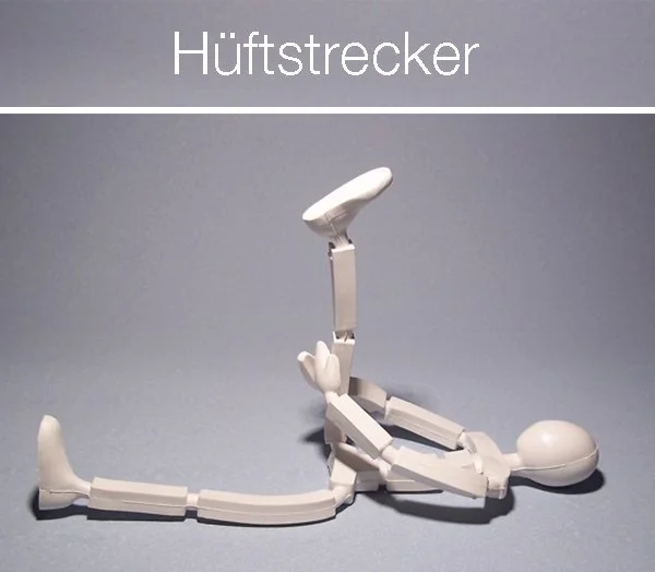 Übung für den Hüftstrecker und die Gesäßmuskulatur - Kräftigungsübung der Praxis