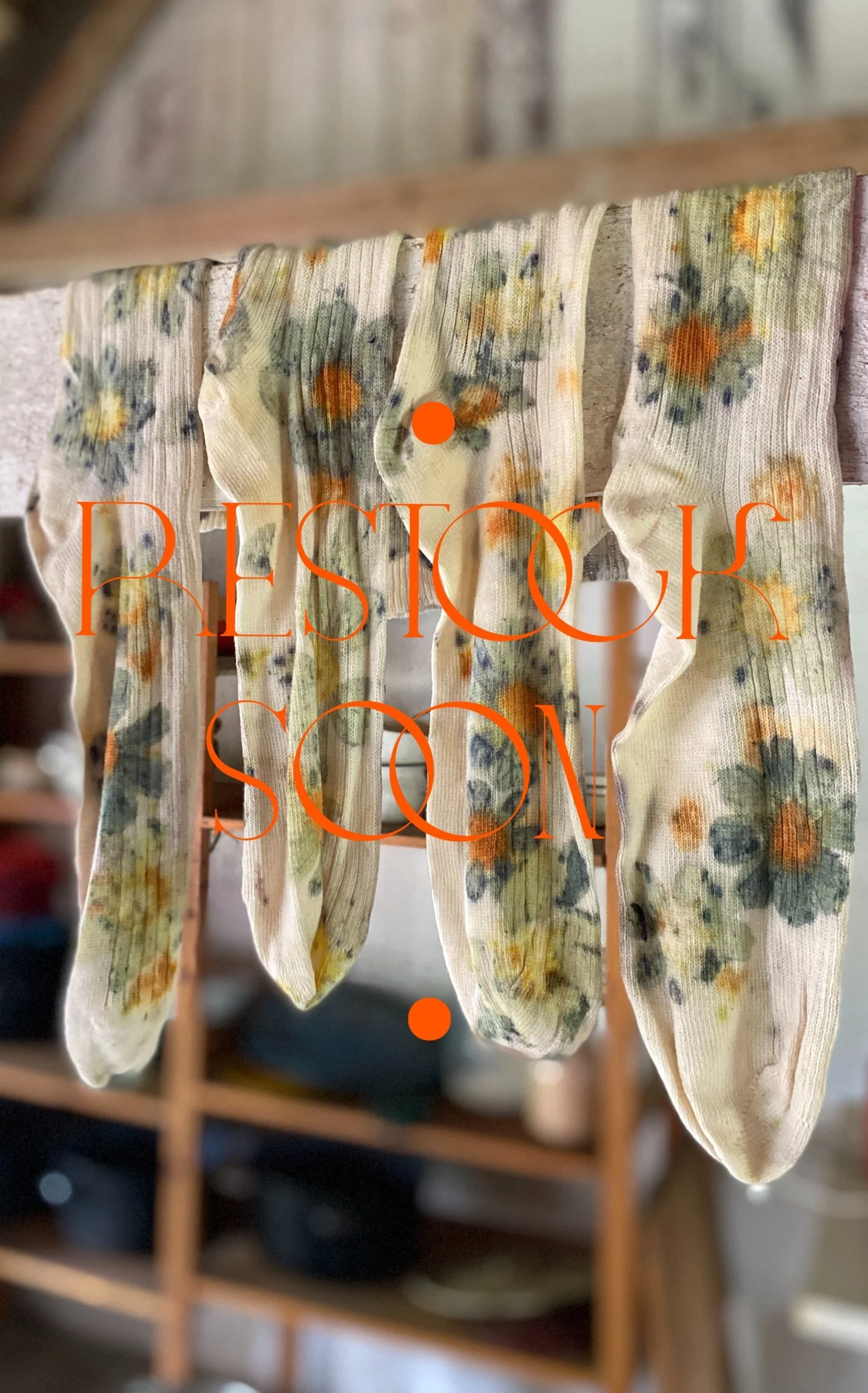 SOCKS • PLANT PRINTED