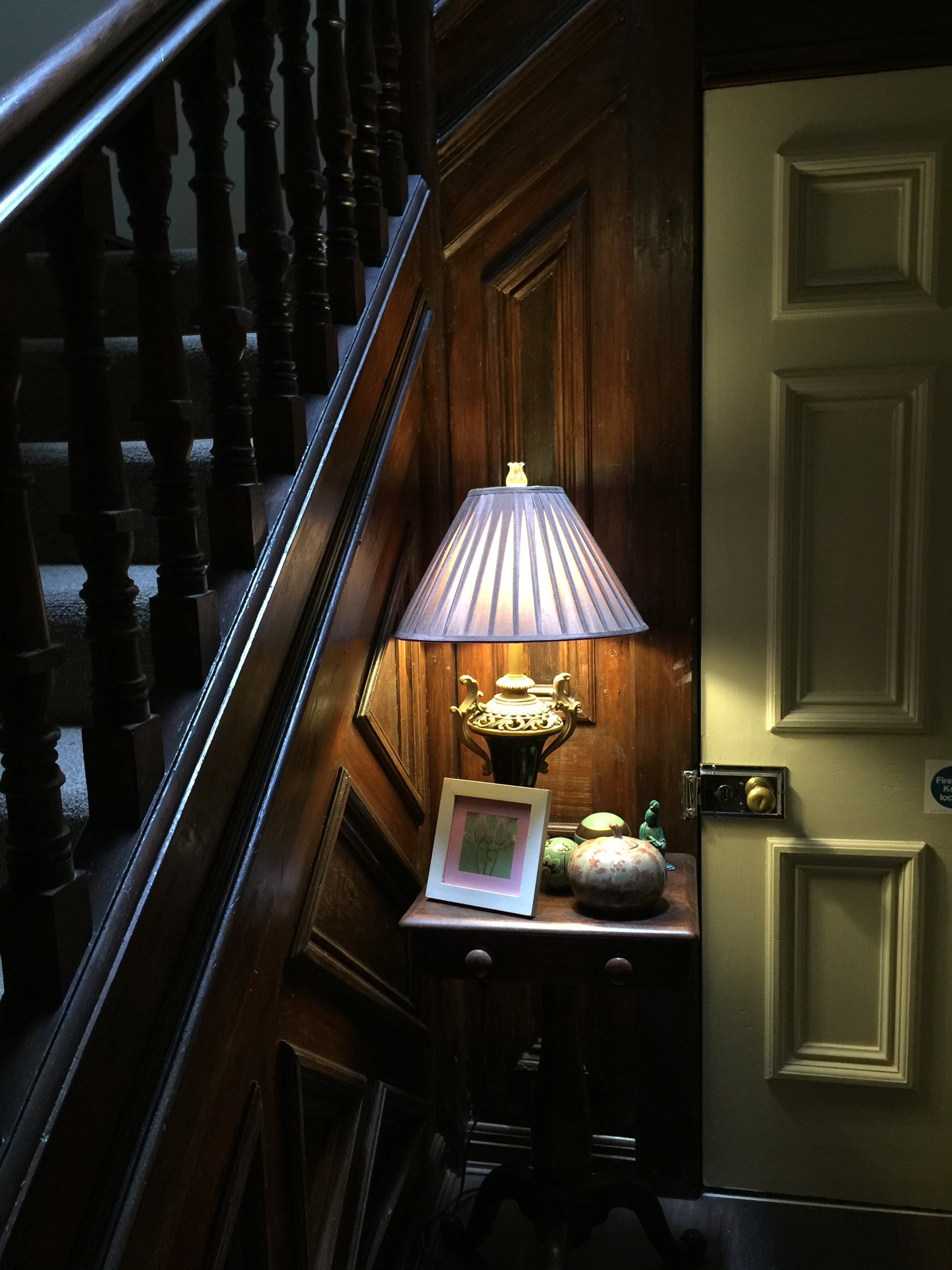 panelled hallway