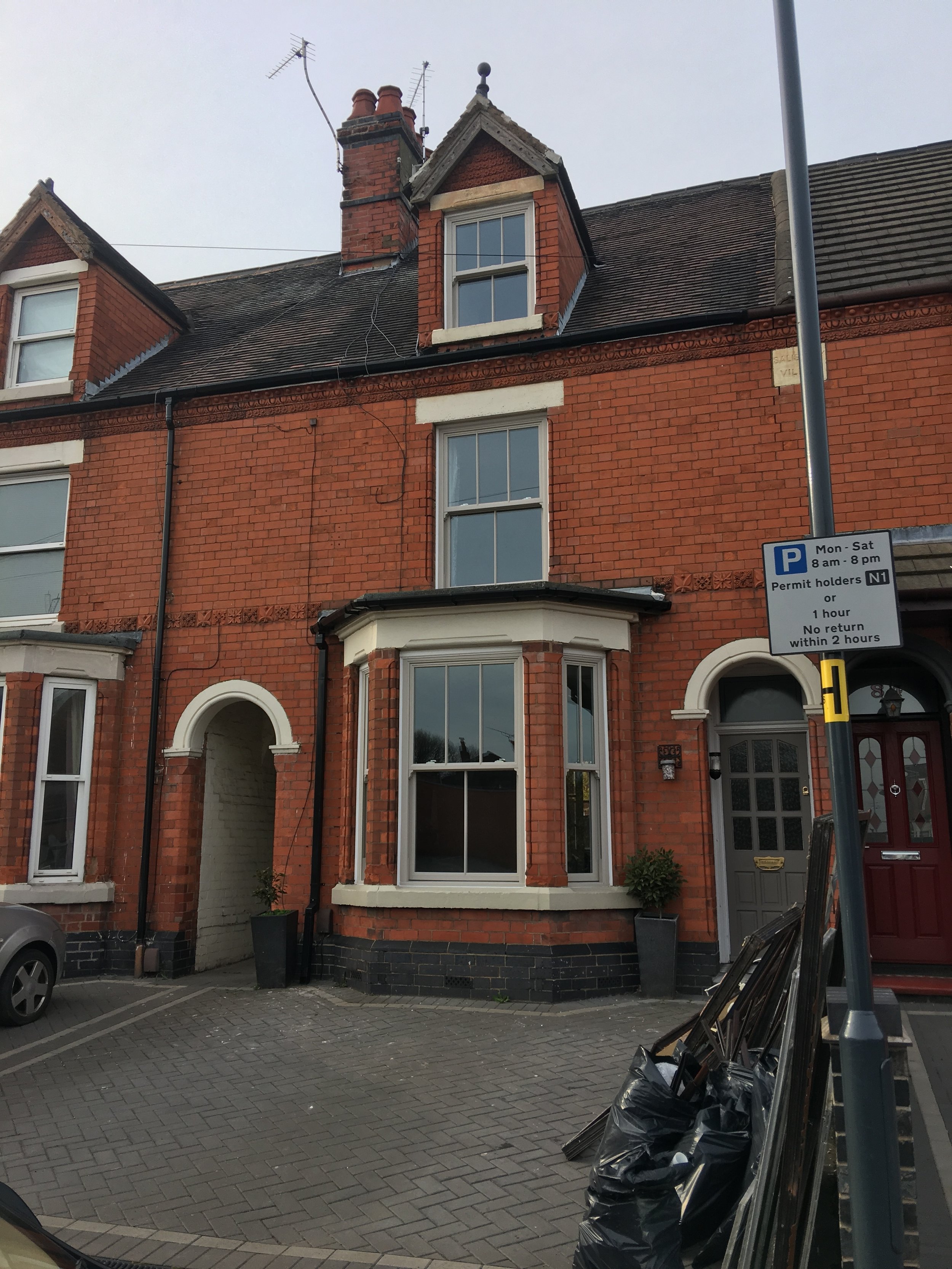 external detailing nuneaton sash windows