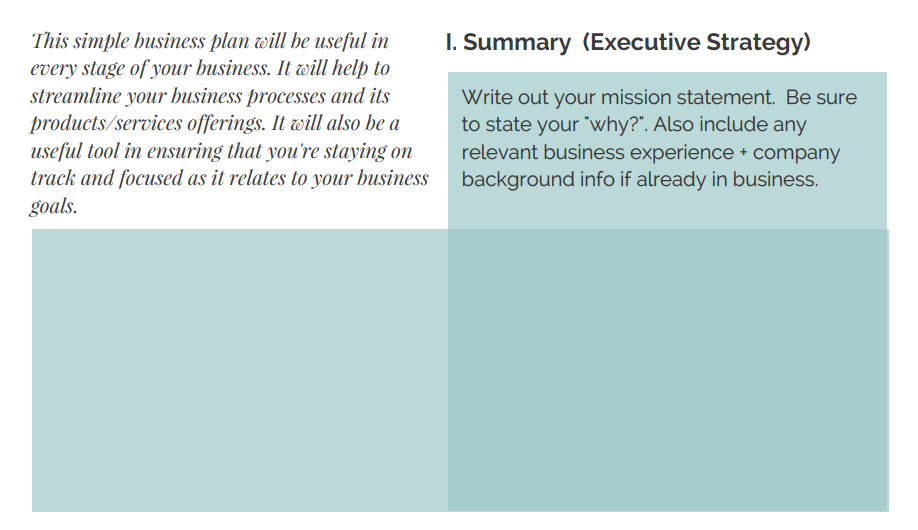 Ready for Business Plan 