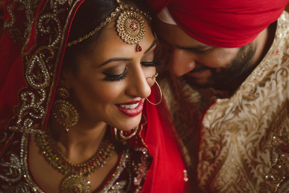 1.0.1. Sikh Wedding Day Shoot Portrait Couple - Hounslow Gurdwara.jpg