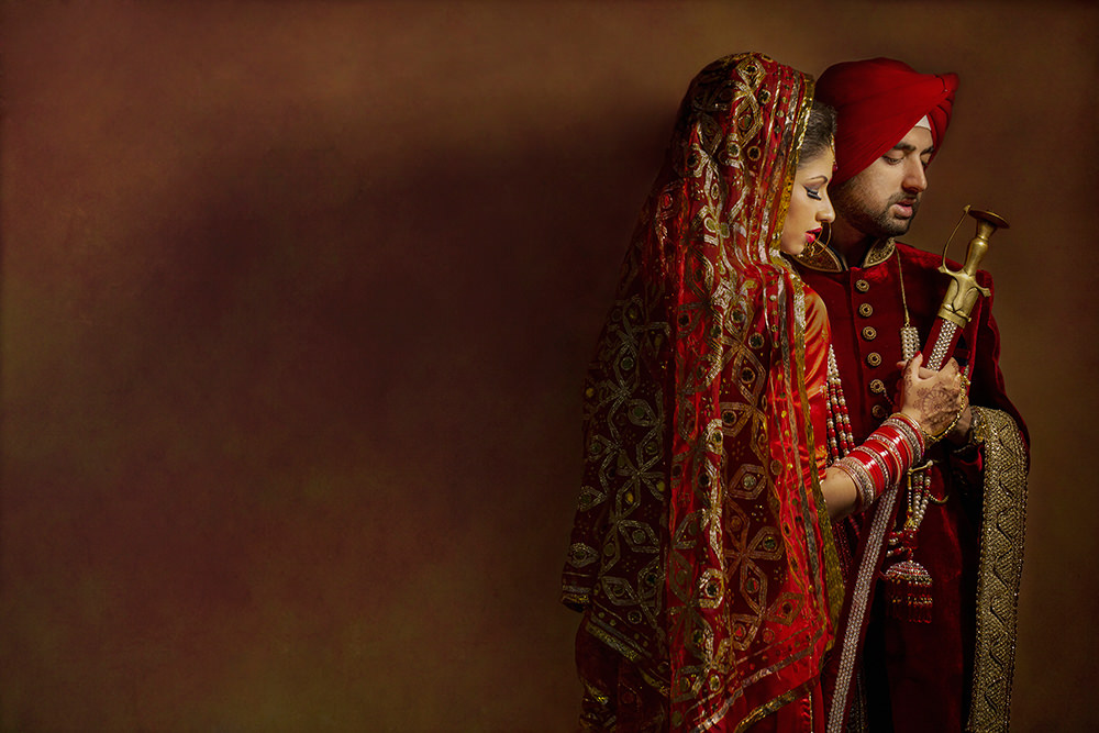 2.2.3.3. Sikh Wedding Day Shoot Portrait Couple - Southall Gurdwara.jpg