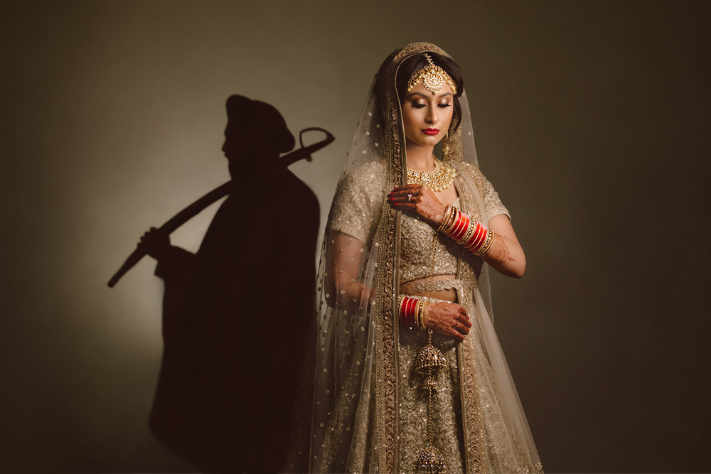 0.3.2A 1.2.0.2. Sikh Wedding Day Shoot Portrait Couple - Guru Nanak Academy Wedding.jpg