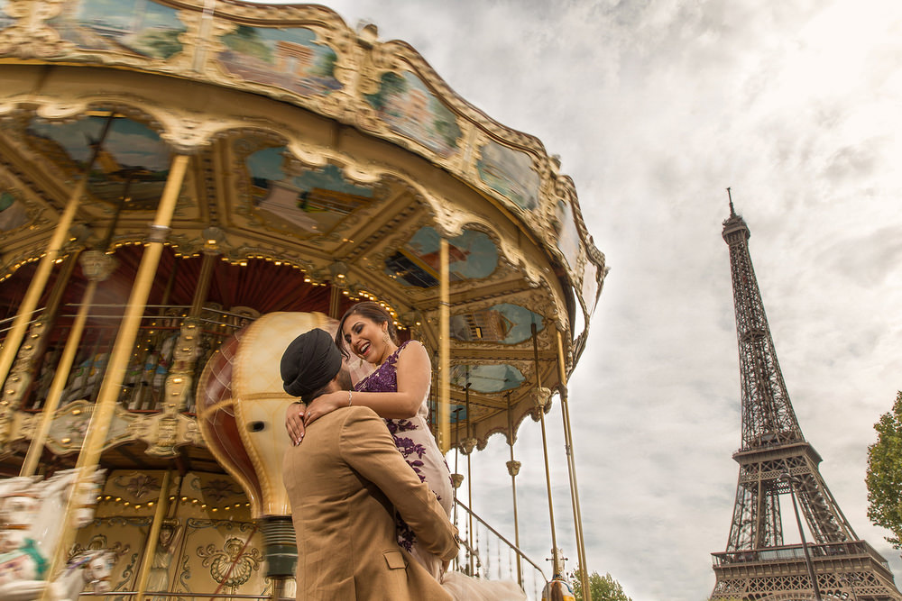 3. Paris Pre Wedding Anniversary Pre Wedding Engagement Shoot  - Eiffel Tower, Carousel.jpg