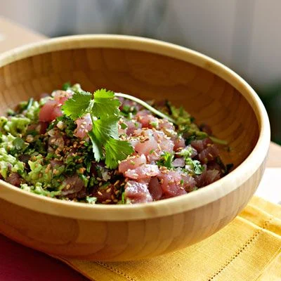 Tartare de thon façon thaï