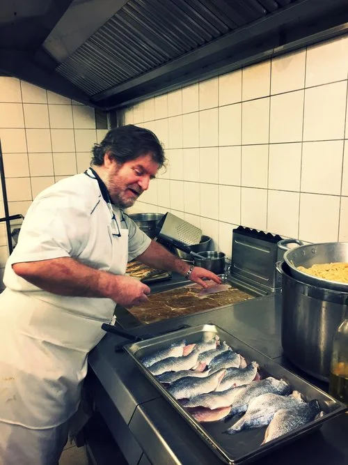 Filets de Dorade Royale, avec ses champignons des bois et son glacé de veau