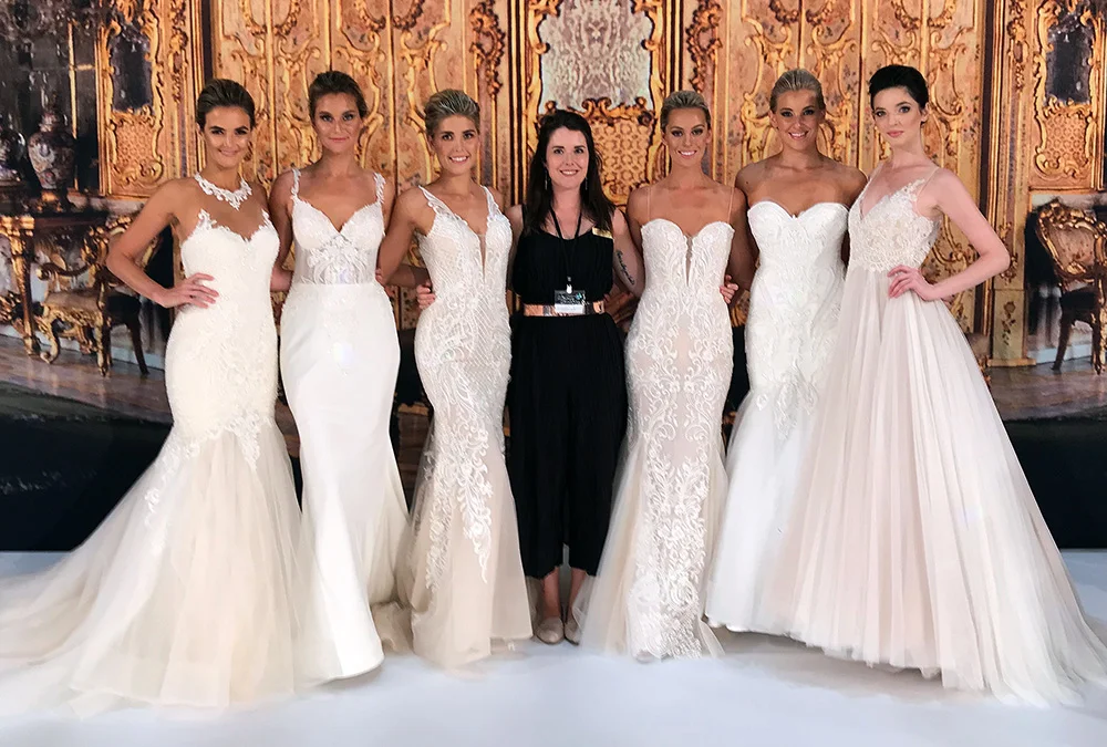 Blanche's latest collection of dresses on the runway!