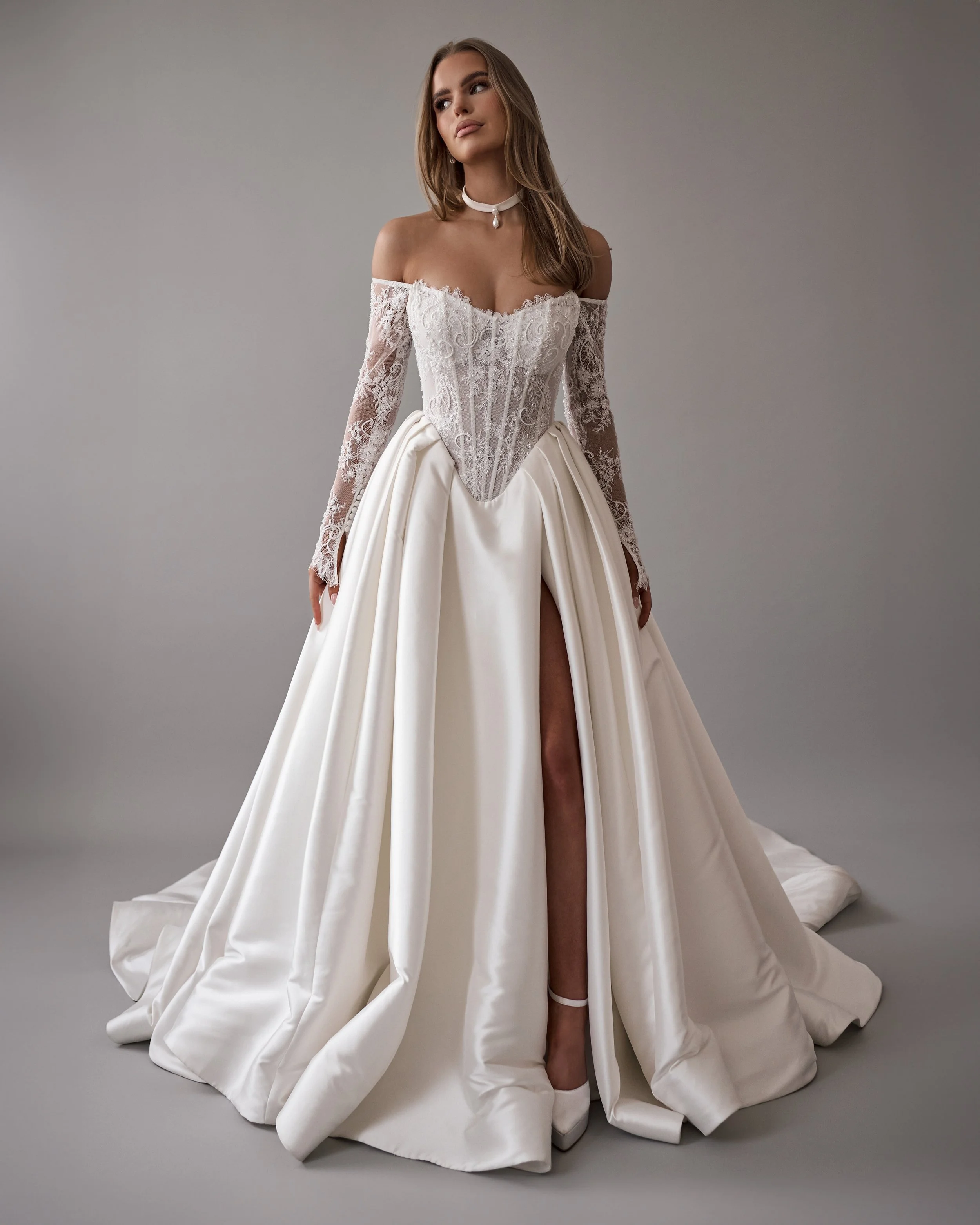 chinese dress ladies Daphne White Lace Maxi Dress – Relaxed Casual Dress main image 0