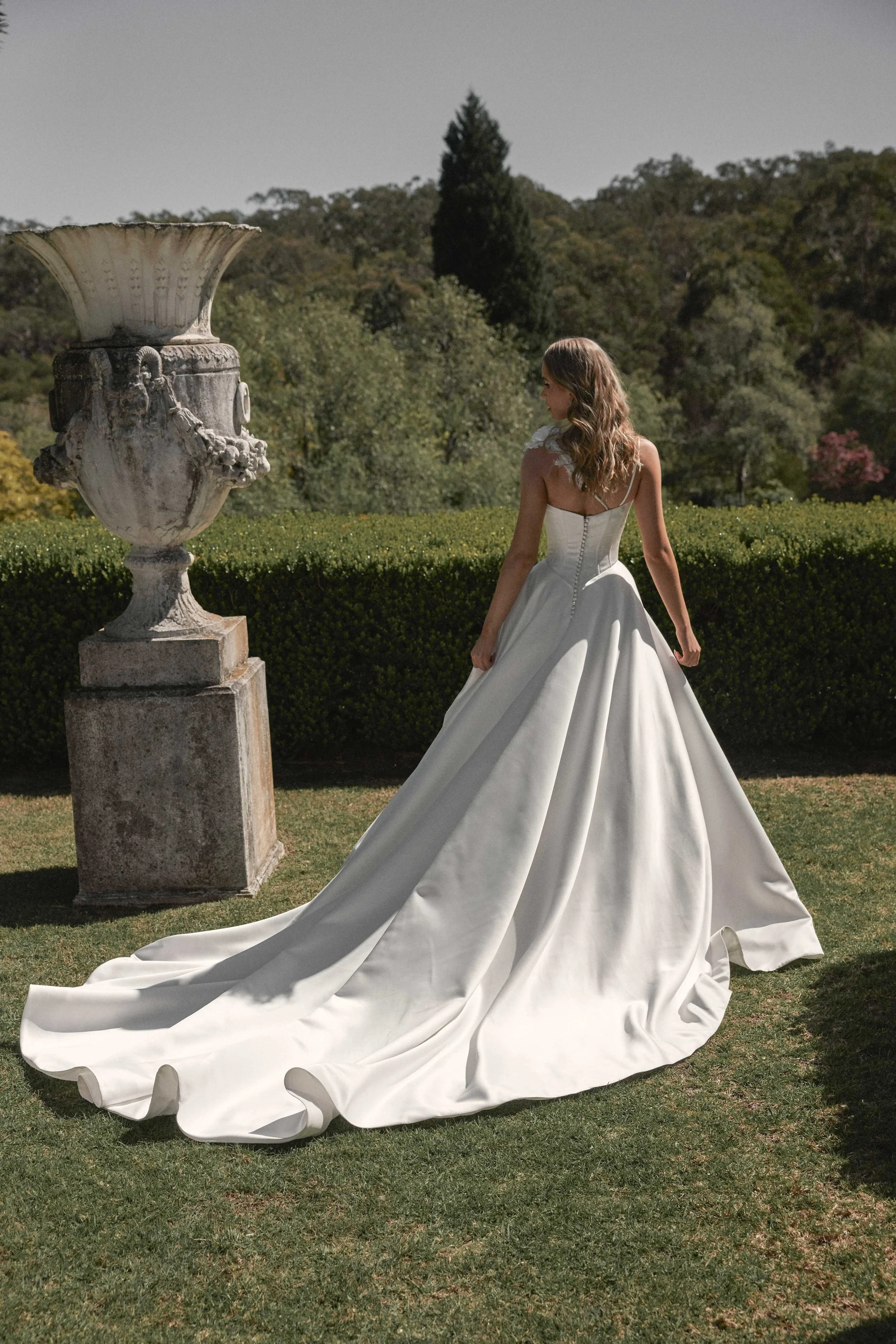 hazel bridesmaid dress The Hazel Dress in White Baroque Floral 00 / White Baroque Floral main image 1