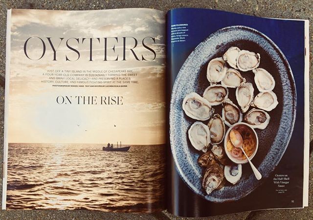 On stands TODAY! The TIOC story in Martha Stewart Living. Hats off to our watermen and the extraordinary folks on Tangier for making this story happen.