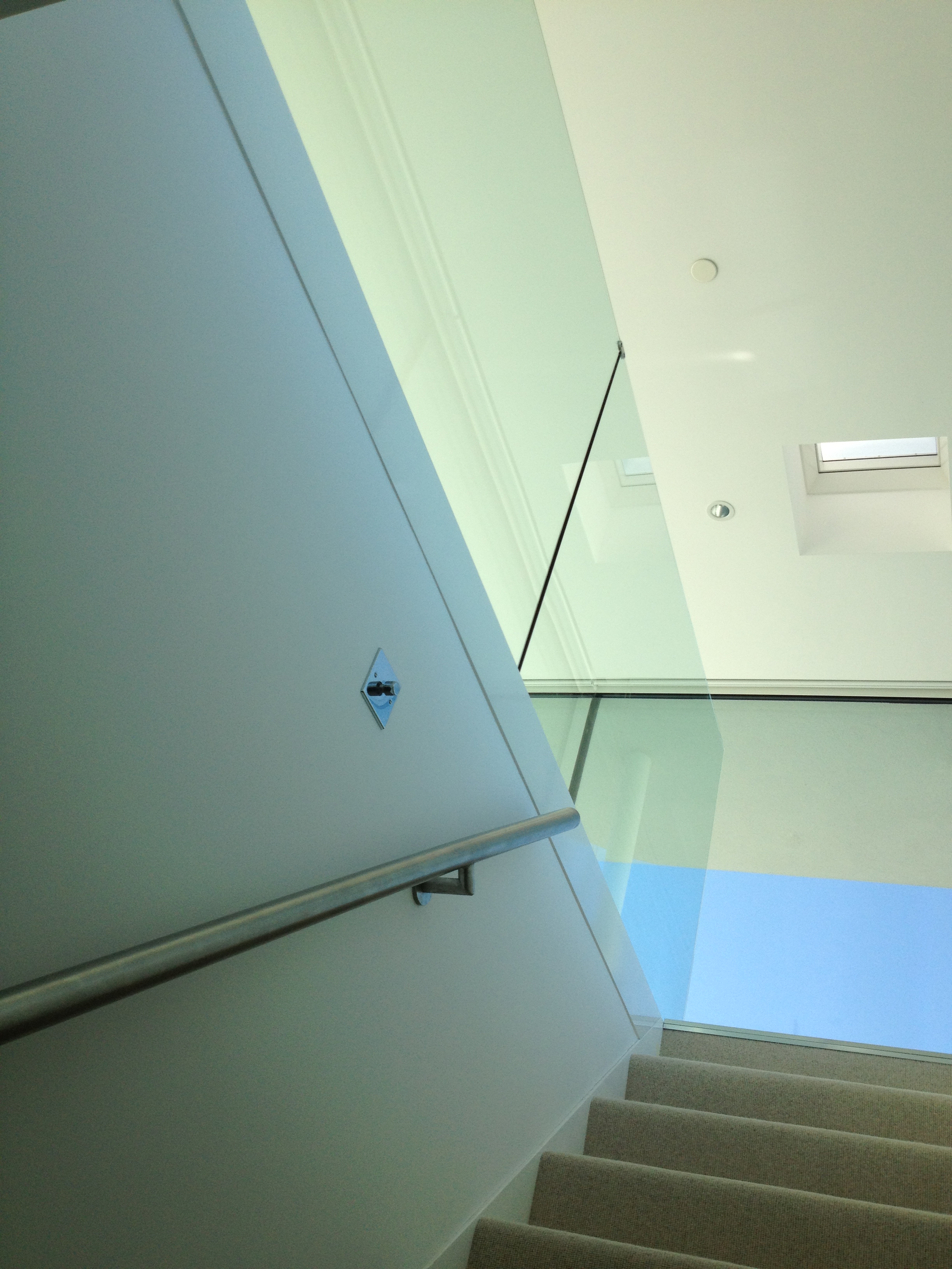 Stairs up from Flat 9 to the sunroom.