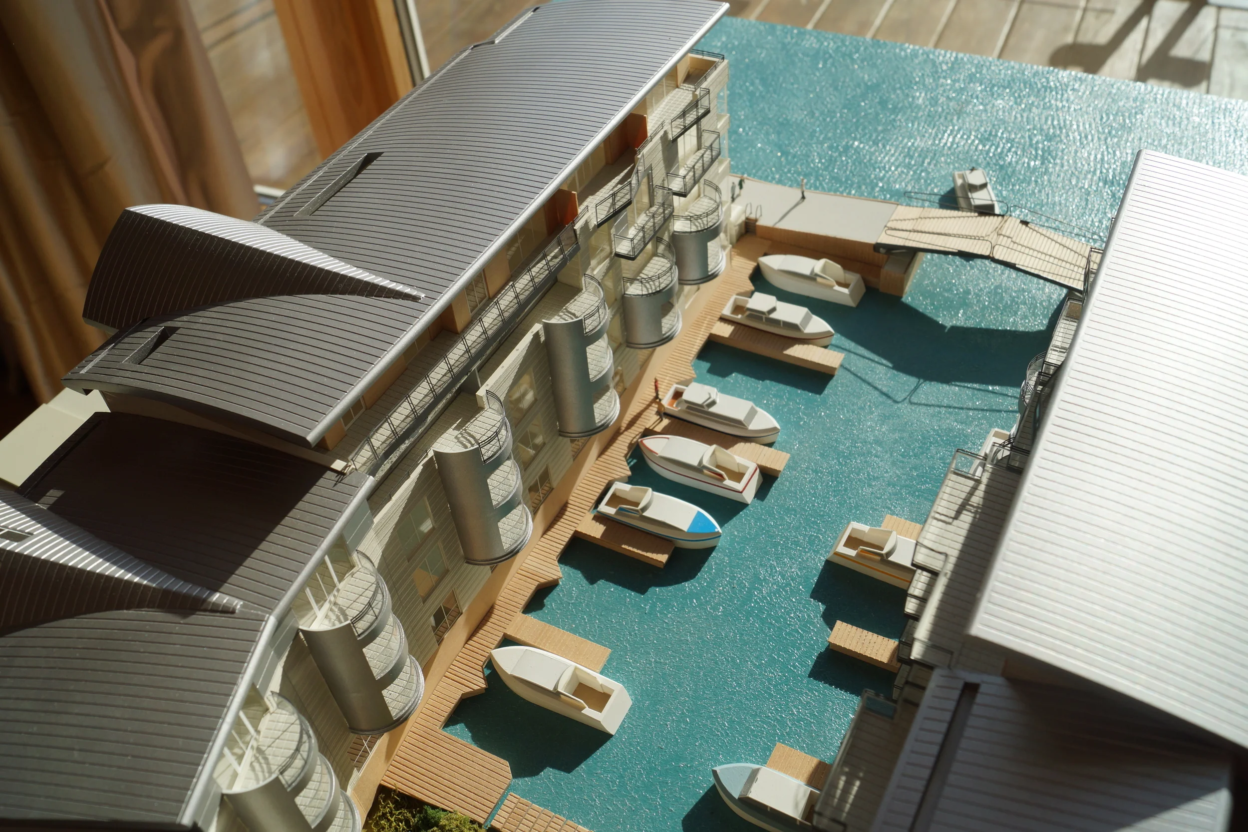  Architectural model of Marina Place. 