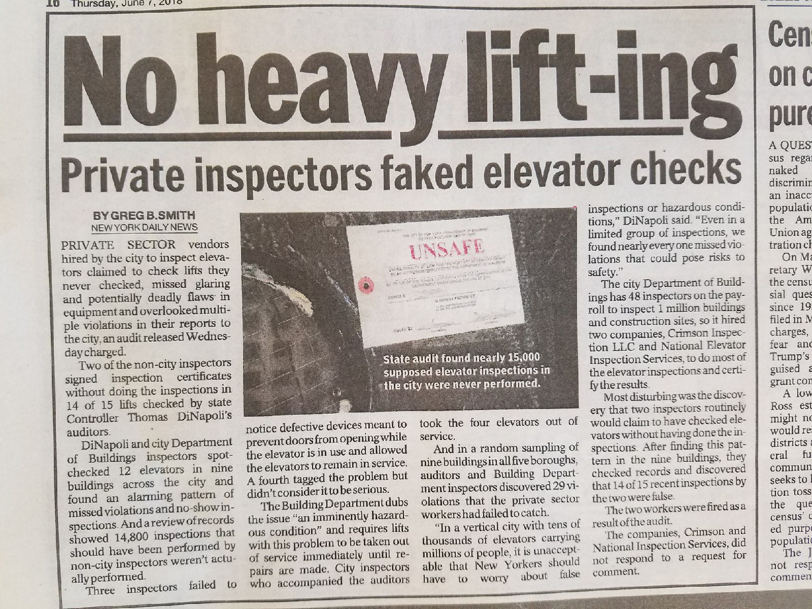 Elevator Mechanic Dies Elevator News The Elevator Radio Show