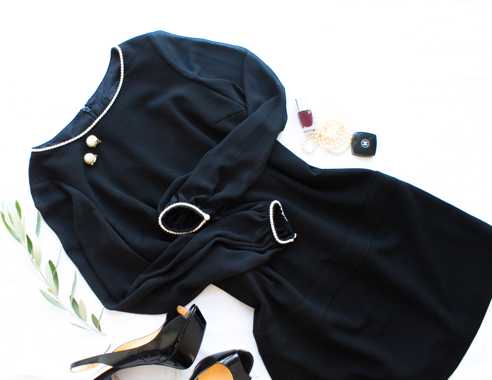 Versace little black dress