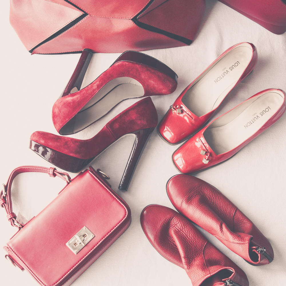 red accessories